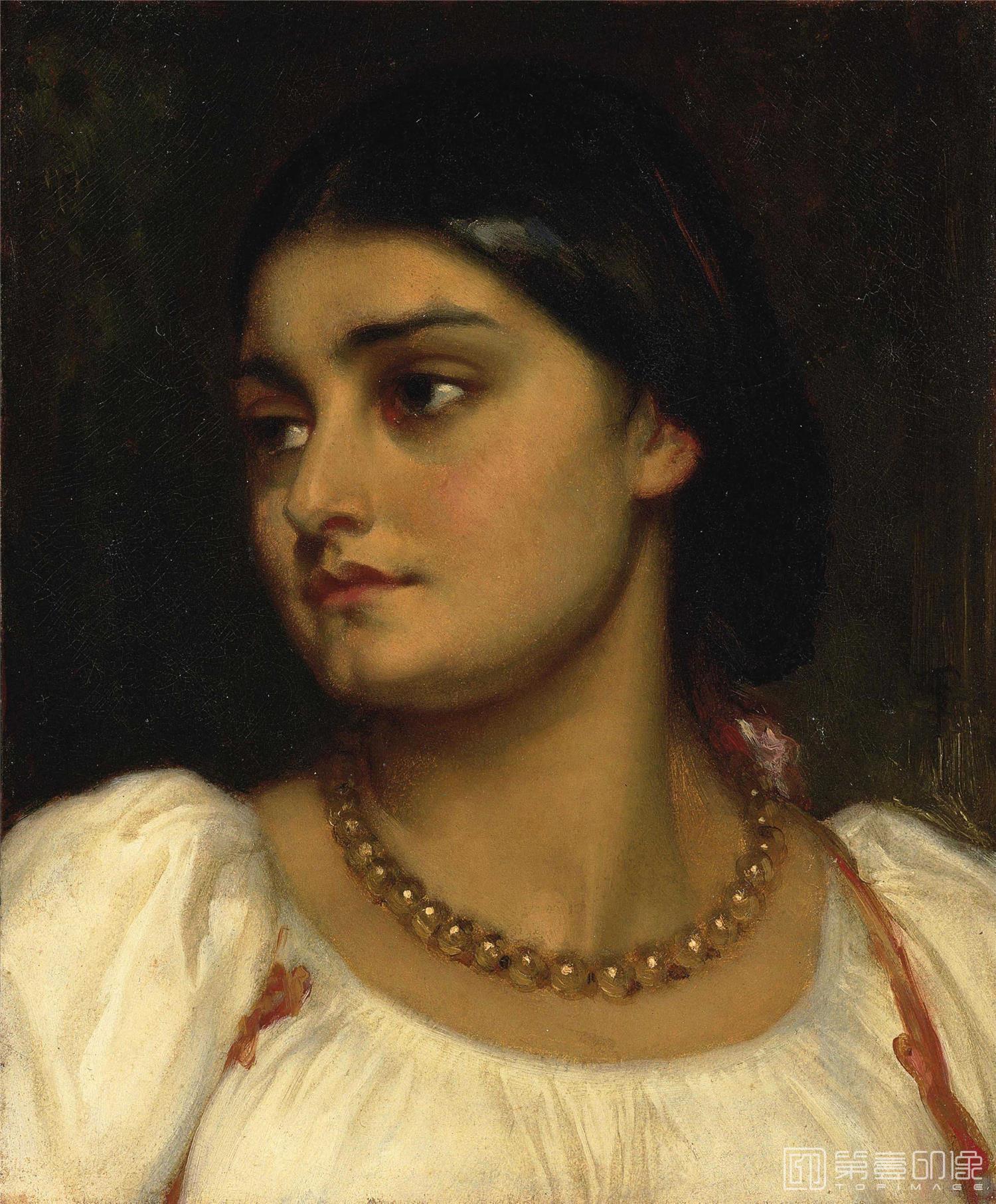 油画-佛雷德里克.莱顿 Frederic Leighton作品集-27